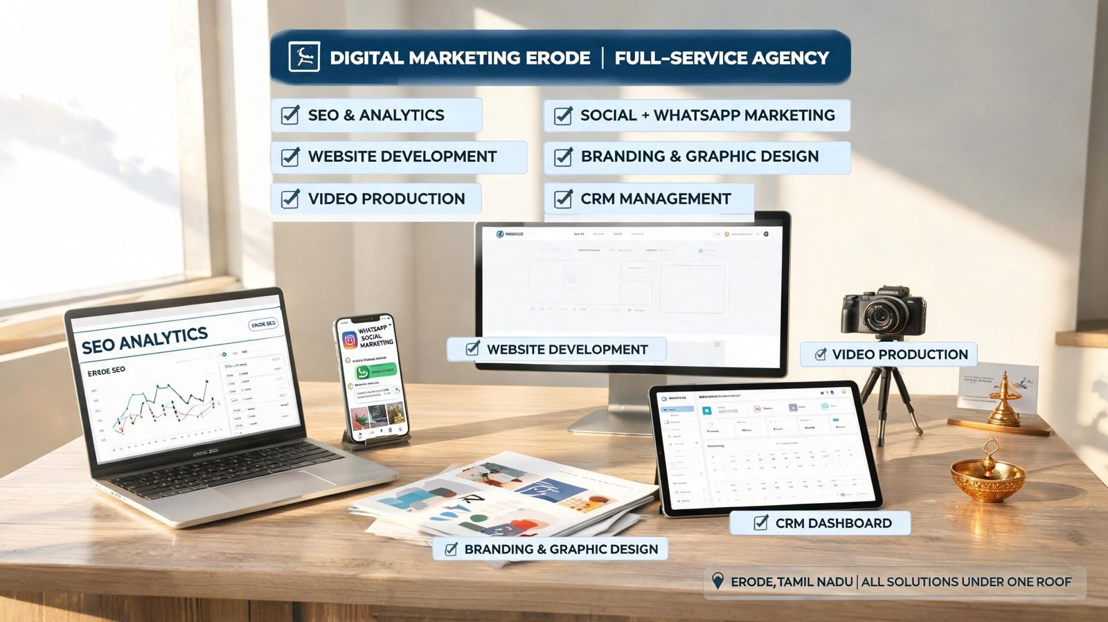 digital marketing agency in erode providing full service seo social media website development under one roof