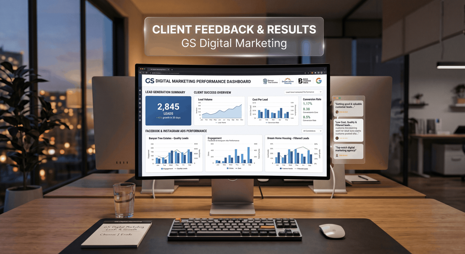 Verified client reviews for the top rated digital marketing agency in Erode