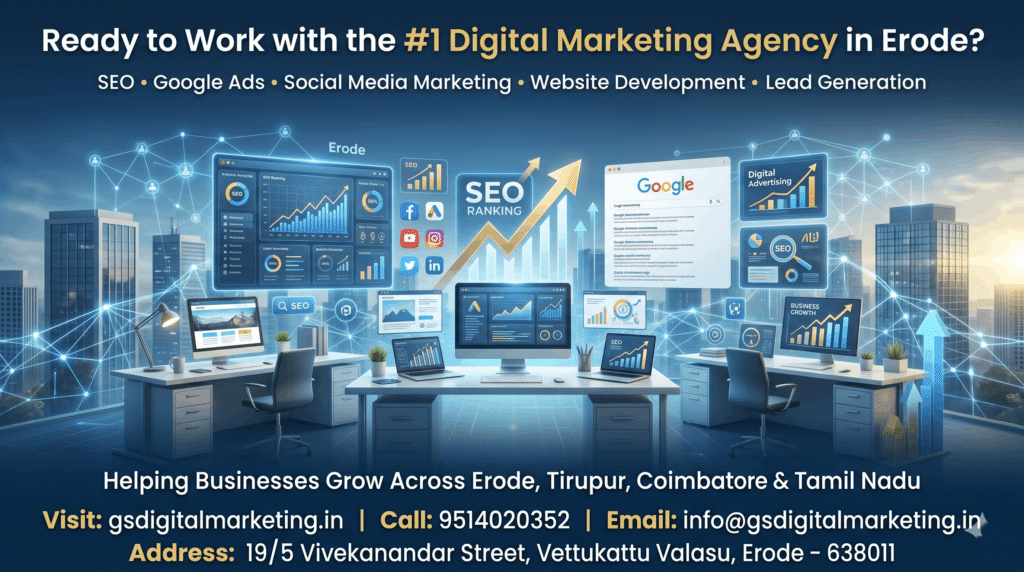 Top 10 digital marketing agency in erode