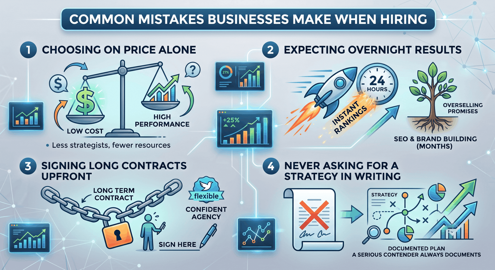 Data performance metrics highlights showing analytical clarity