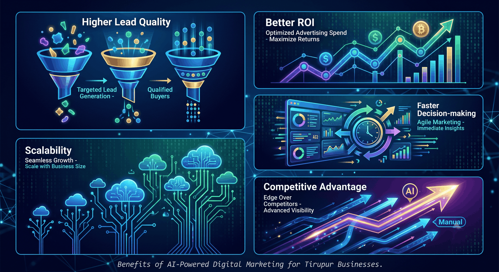 Global scale and better business ROI driven by digital marketing for Tirupur companies