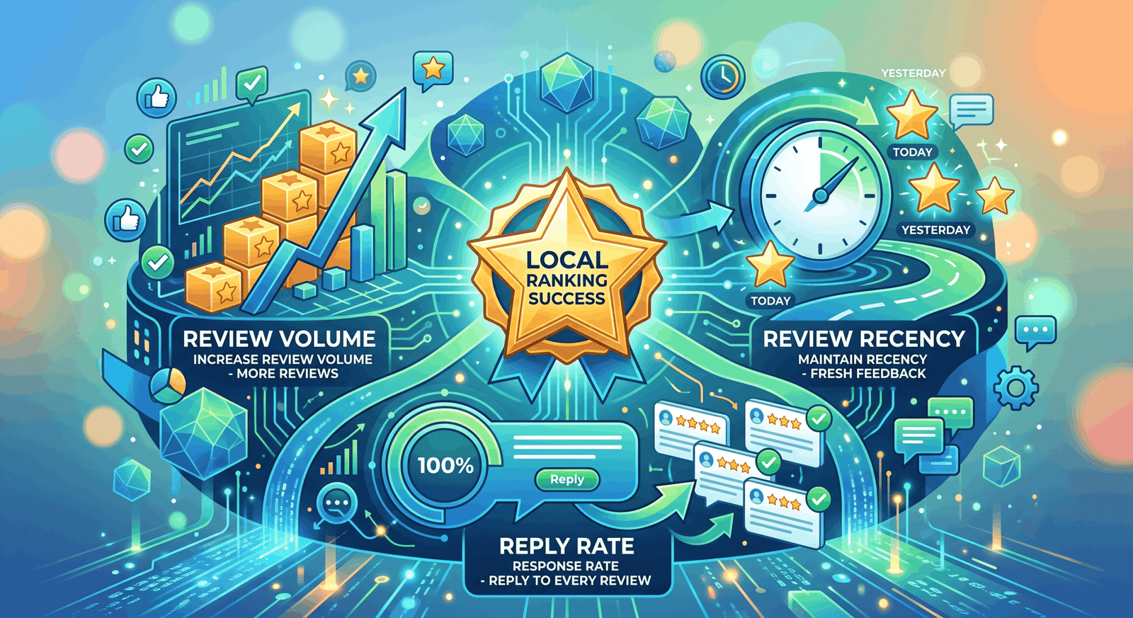 Posting updates and weekly offers online