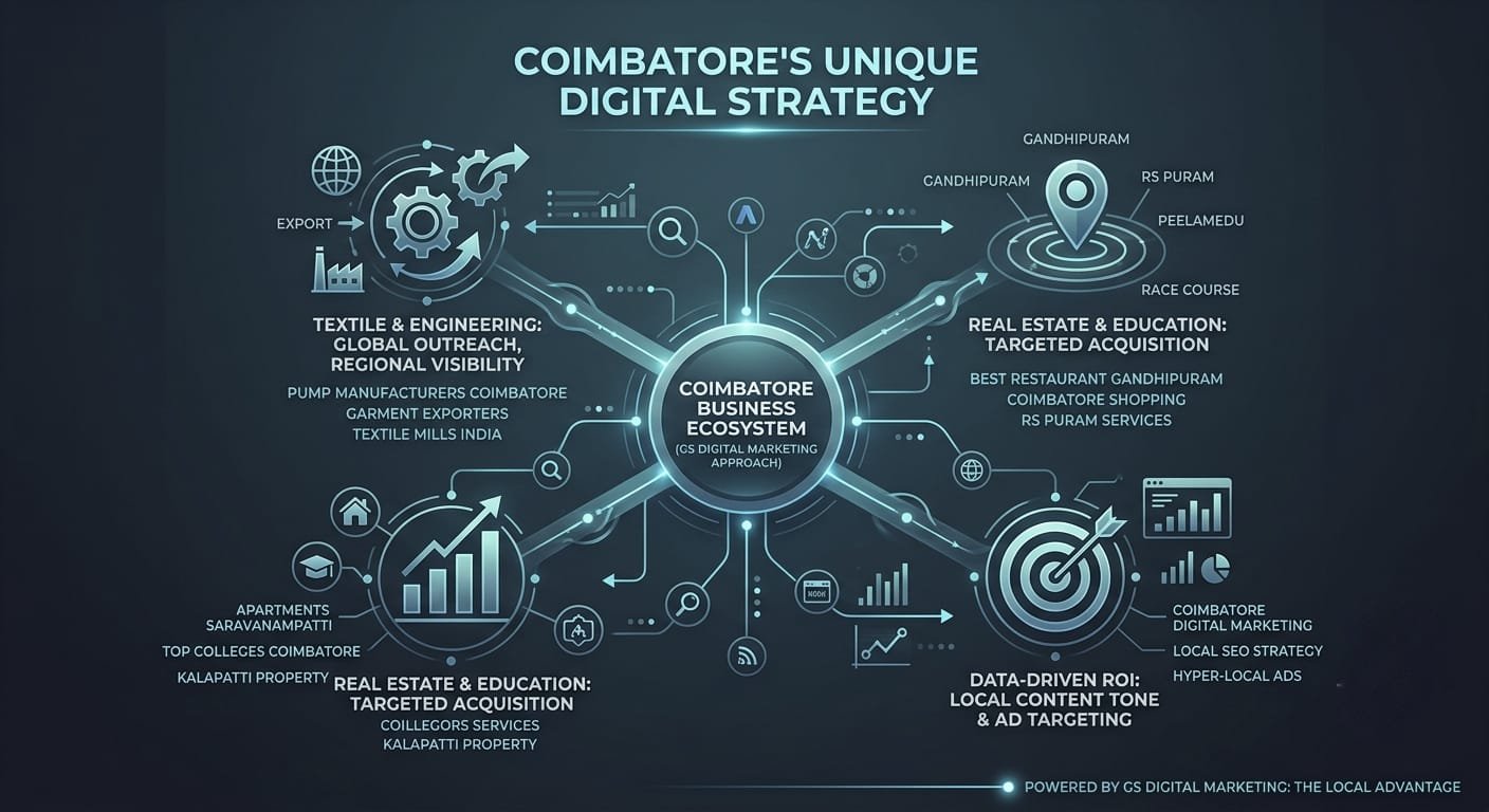 SEO and social media dashboard used by digital marketing company in Coimbatore