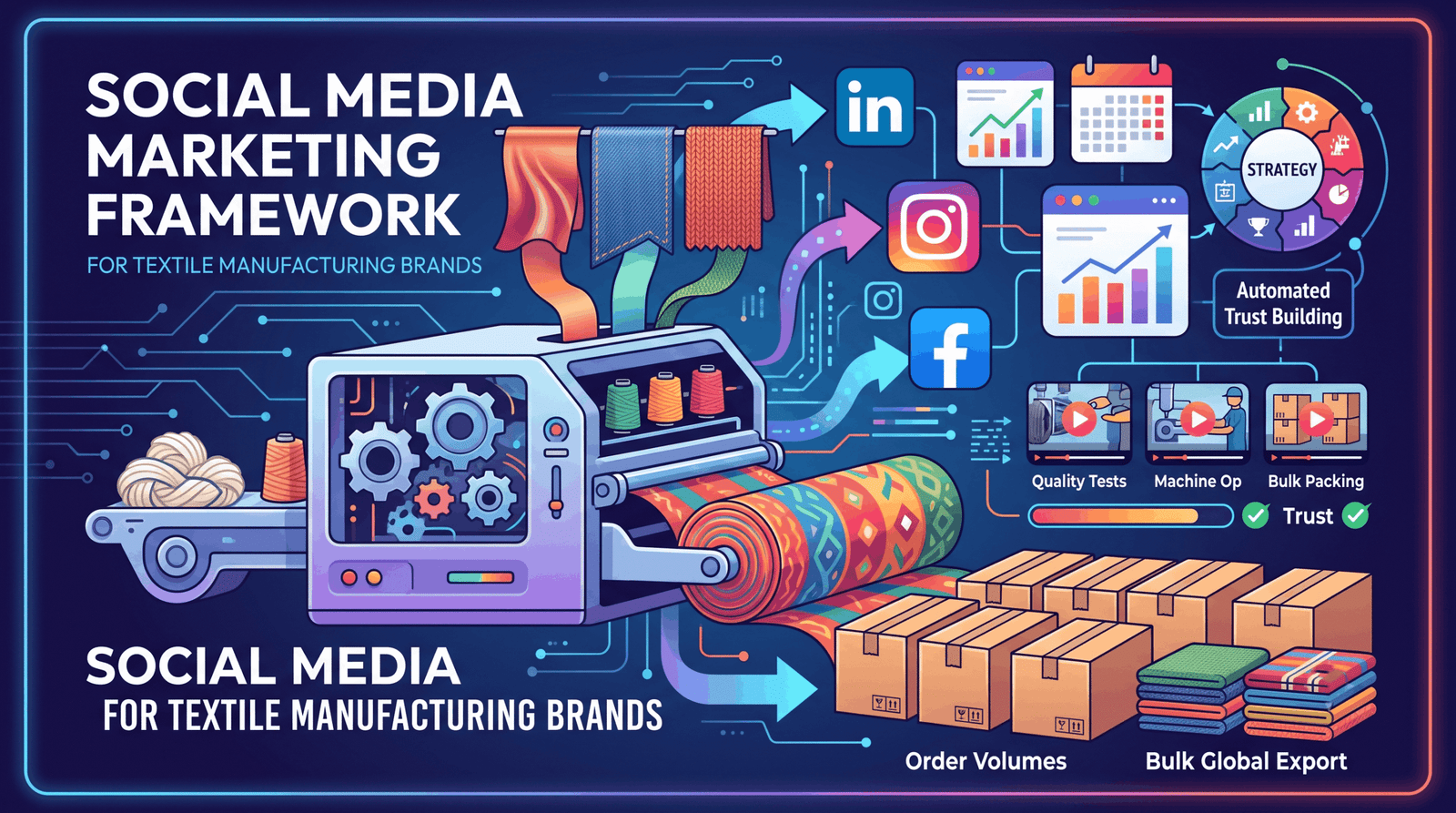 Social Media Framework for Textile Manufacturing Brands