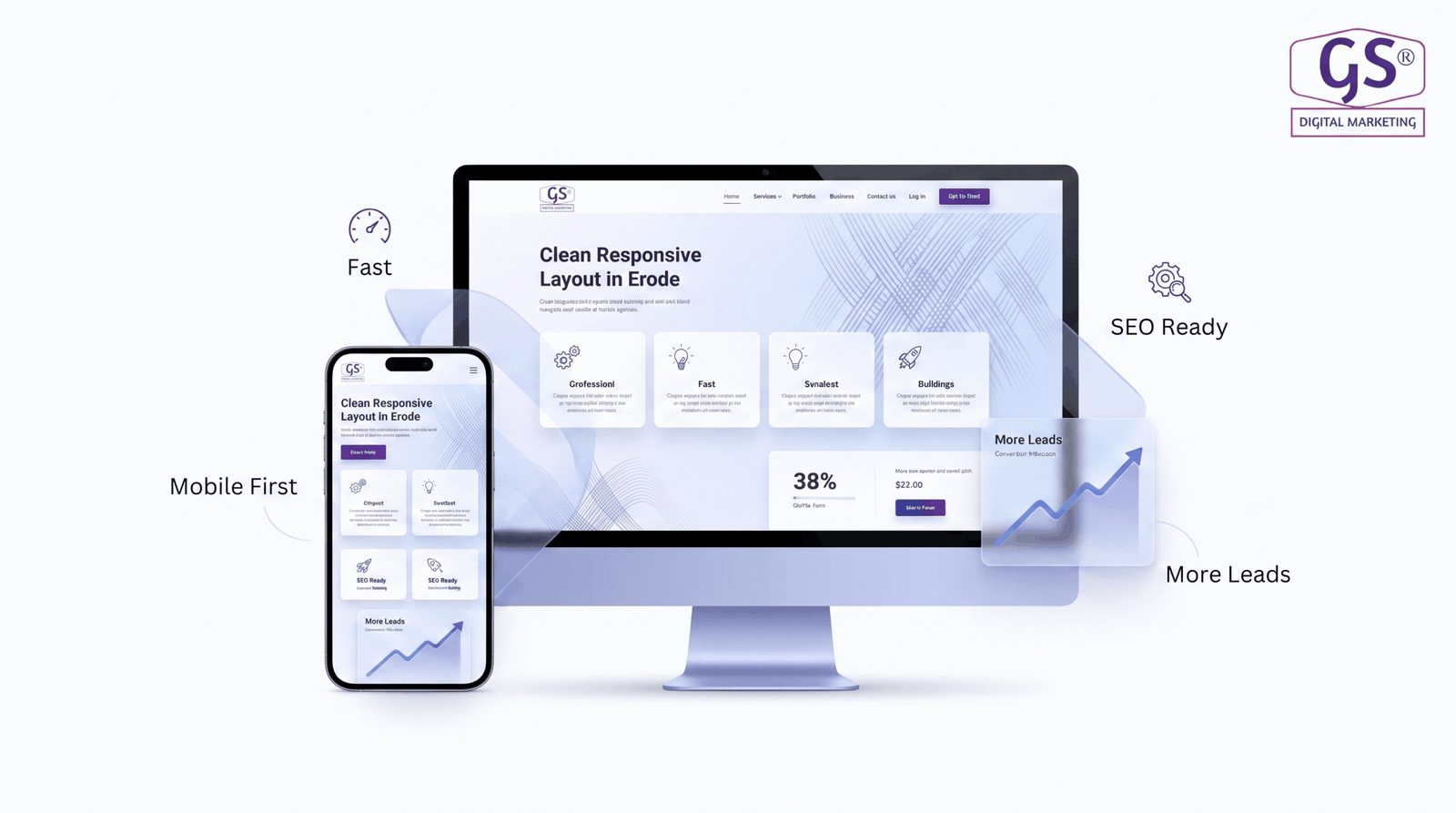 Best Website Design in Erode - modern web design workspace