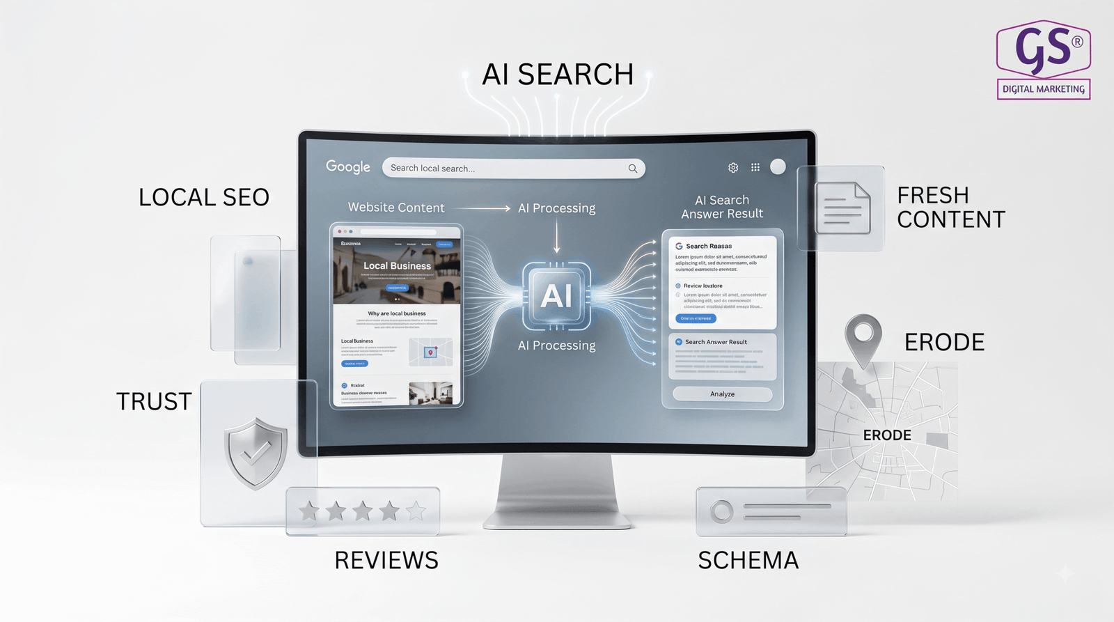 Content strategy planning for AI search in Erode optimization
