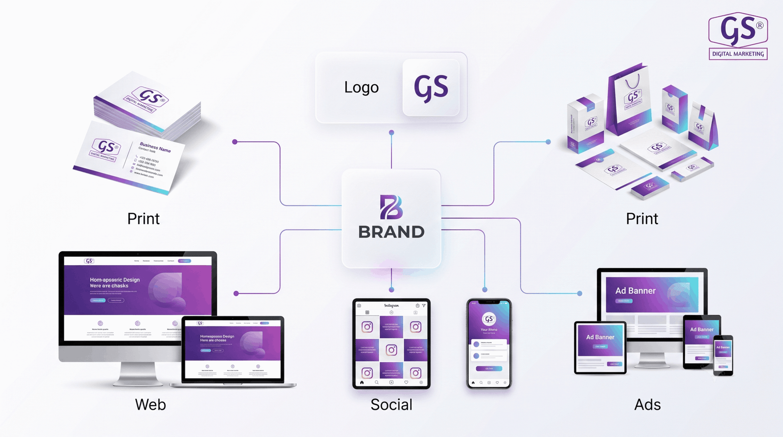 Brand identity design Erode