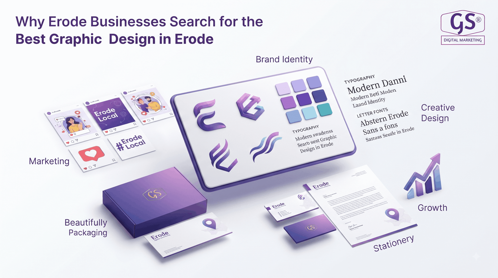 Best Graphics design in erode - creative design studio workspace