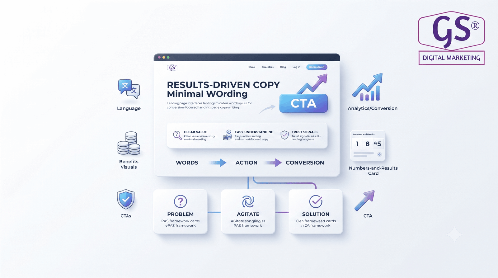 team writing conversion copy for a landing page in Erode