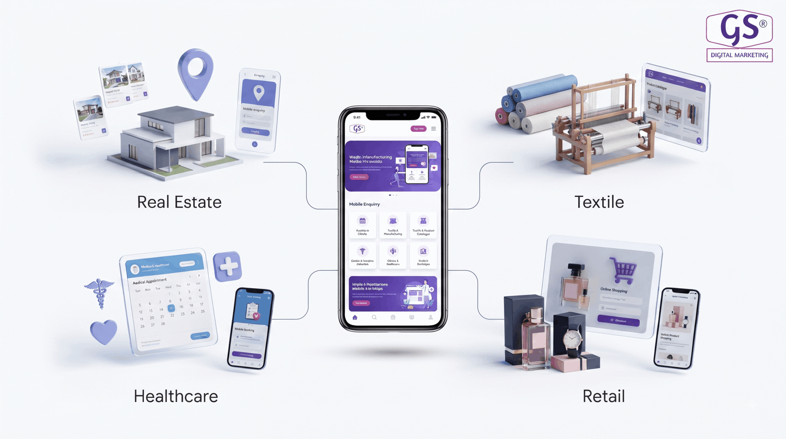 Erode business owner checking mobile-friendly website design analytics