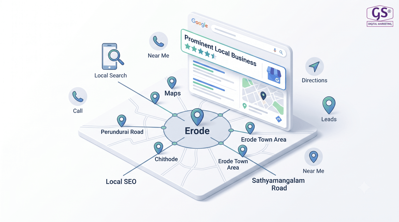 Local SEO strategy for businesses in Erode Tamil Nadu
