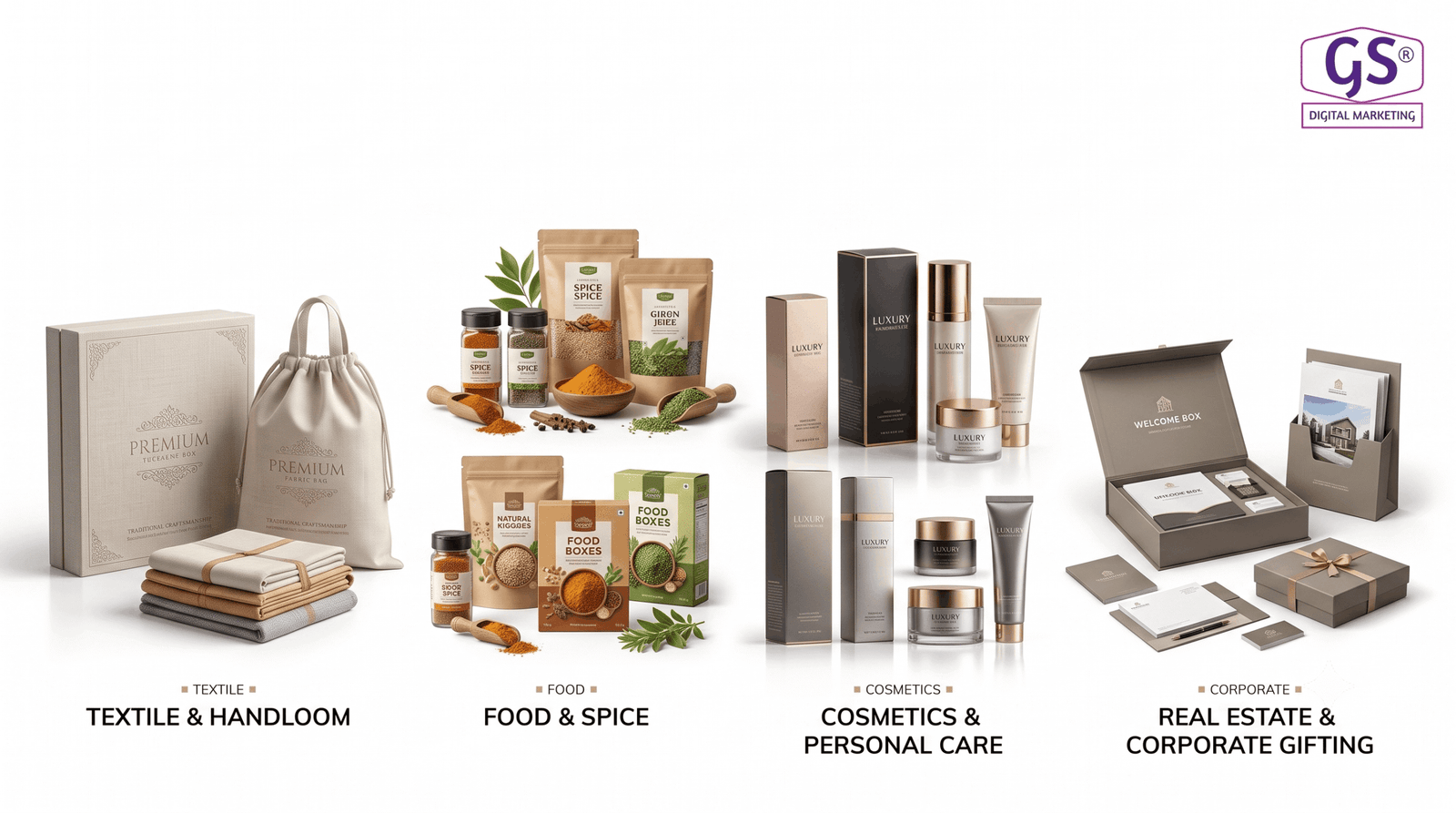 Packaging Design in Erode for textile, food and cosmetics industries