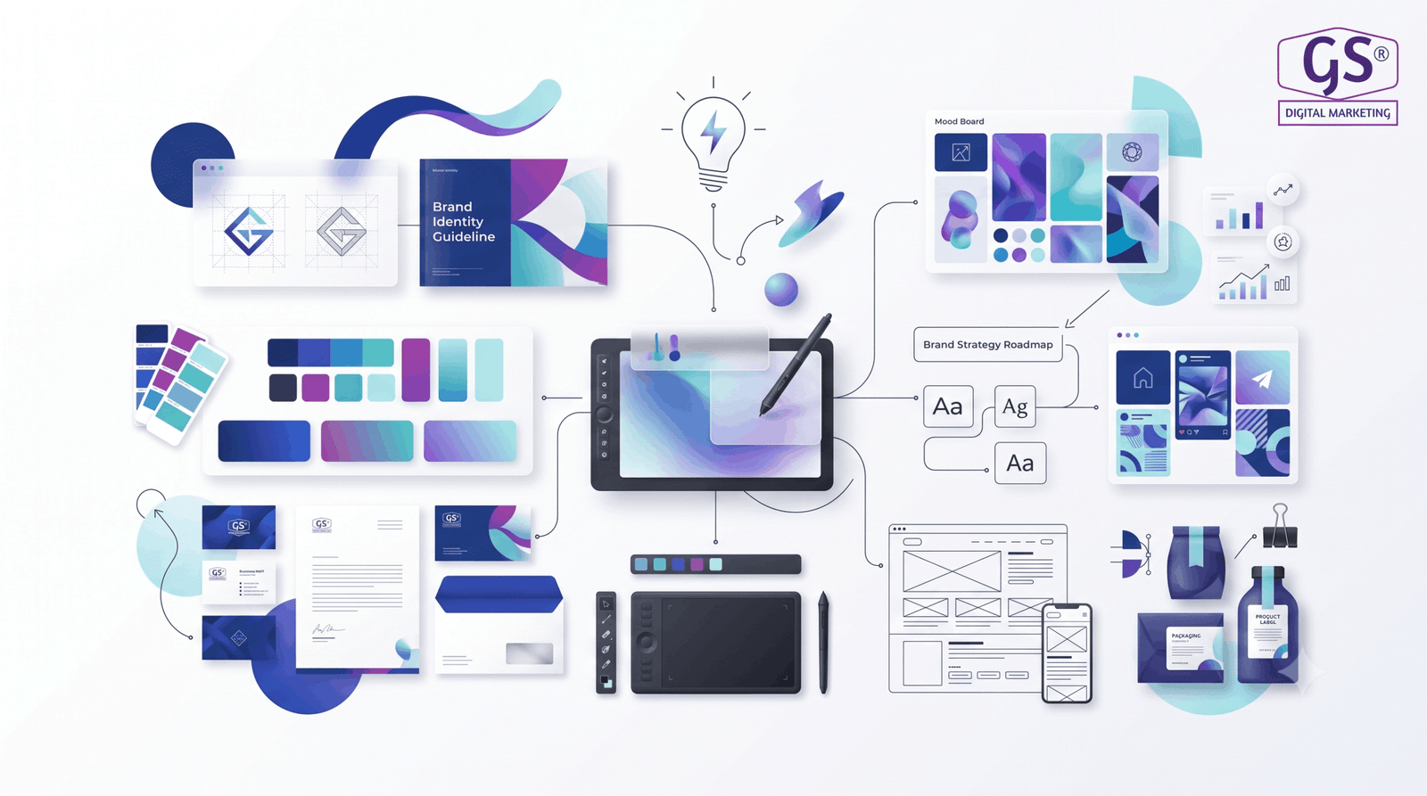 Top 5 graphics design agency in Erode - creative branding workspace