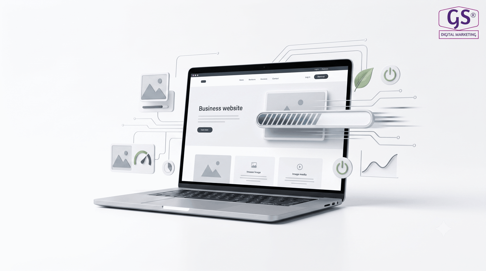 Fast loading sustainable website design performance Erode