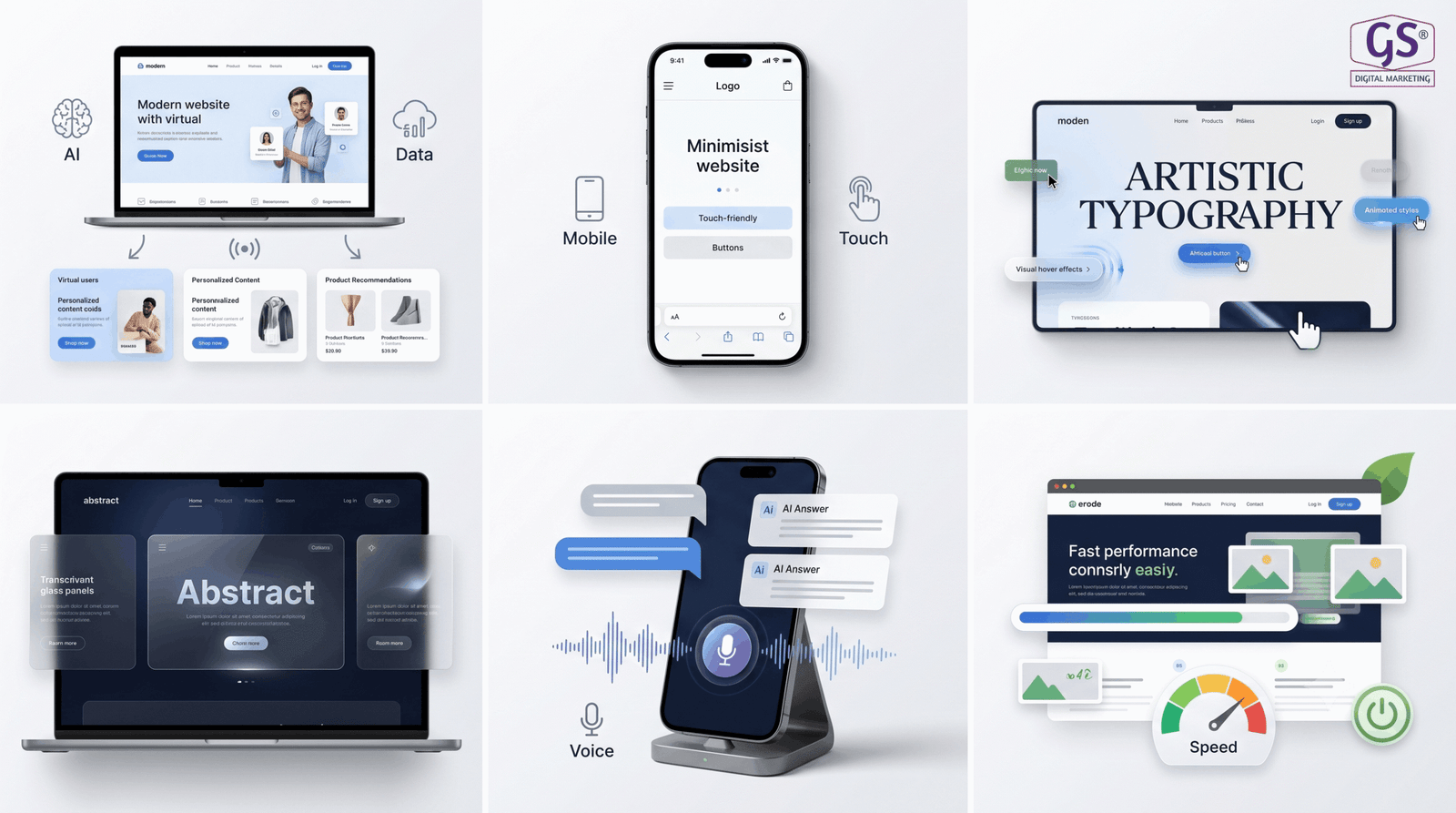 Website design agency in Erode working on premium business website