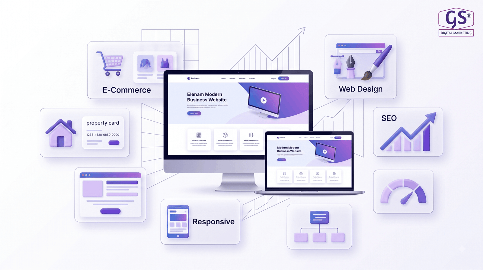 Website design services in Erode by GS Digital Marketing team