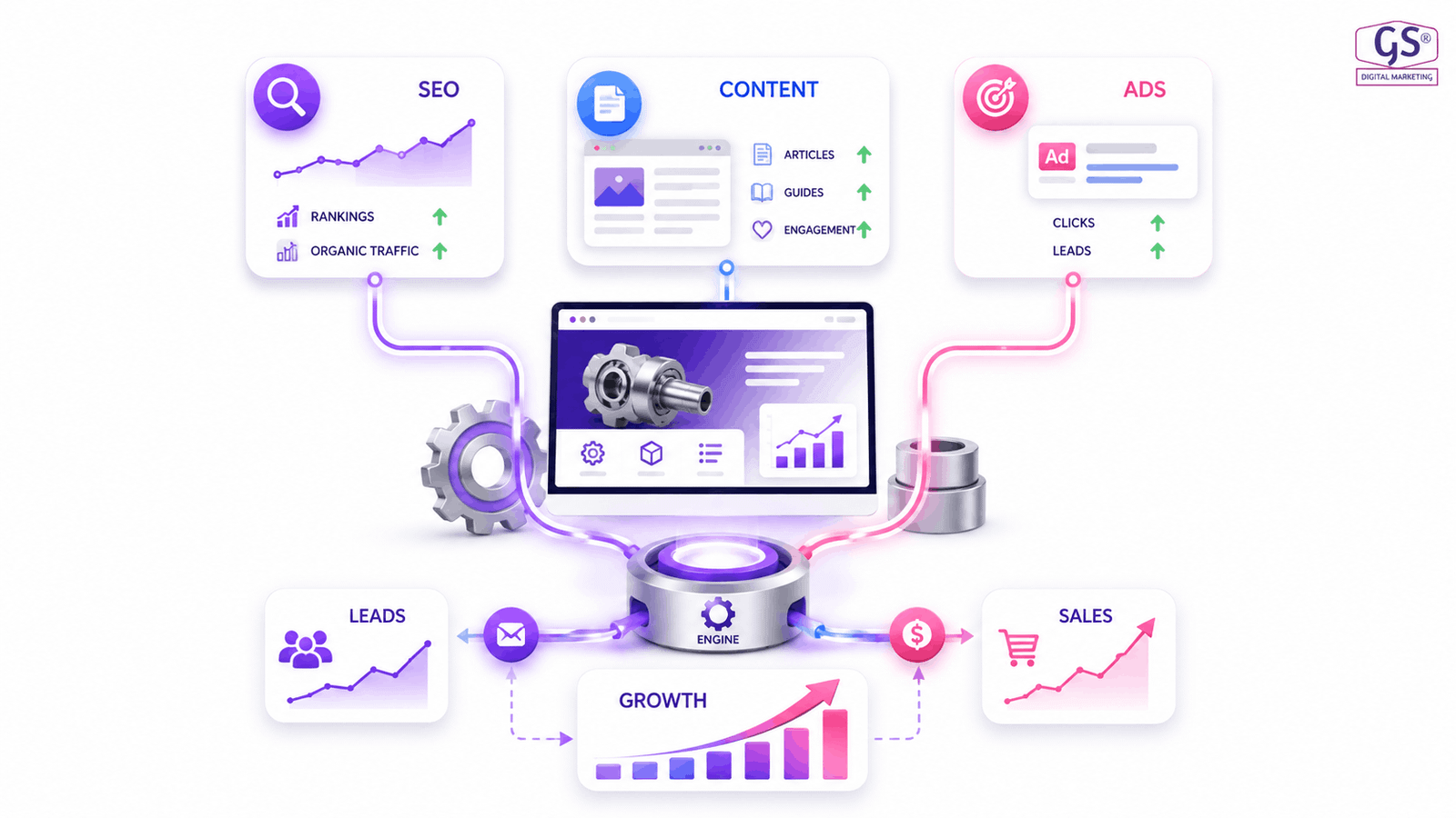 Digital marketing strategy meeting for a manufacturing business in Coimbatore