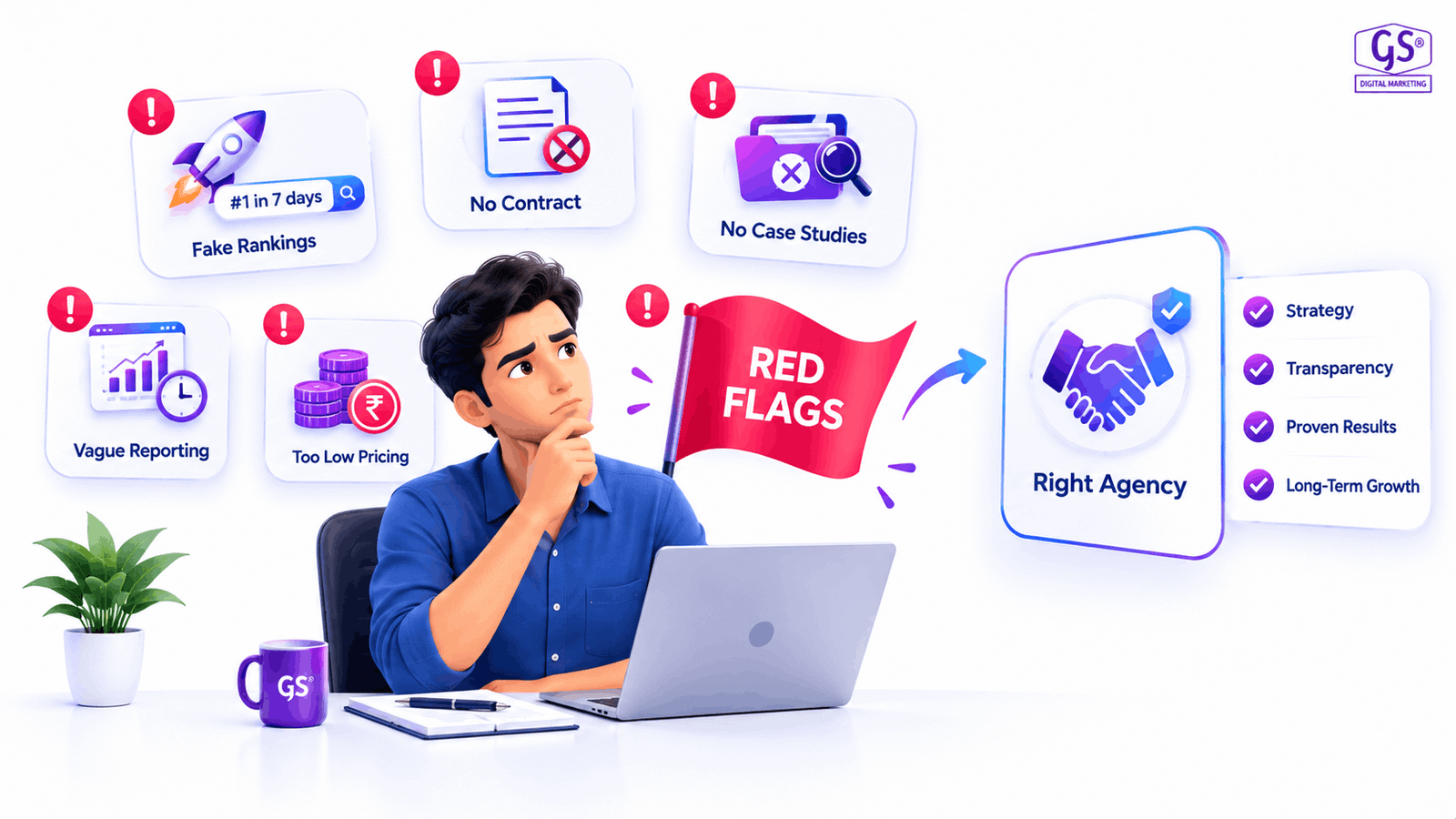 Checklist of red flags before you hire digital marketing agency Chennai firms