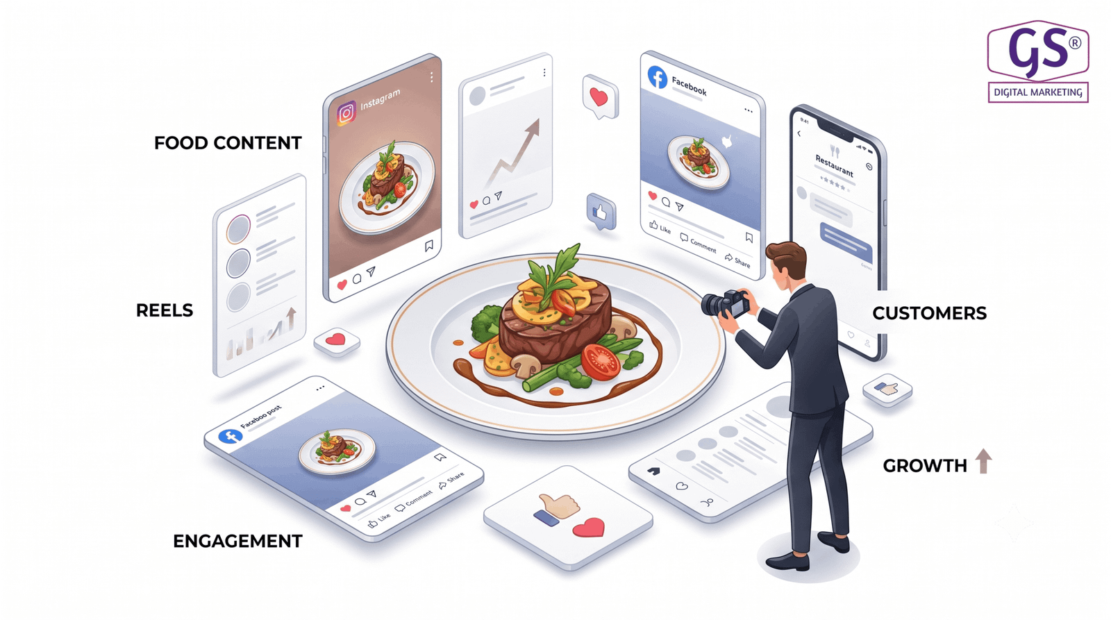 Social media marketing for restaurants in Coimbatore
