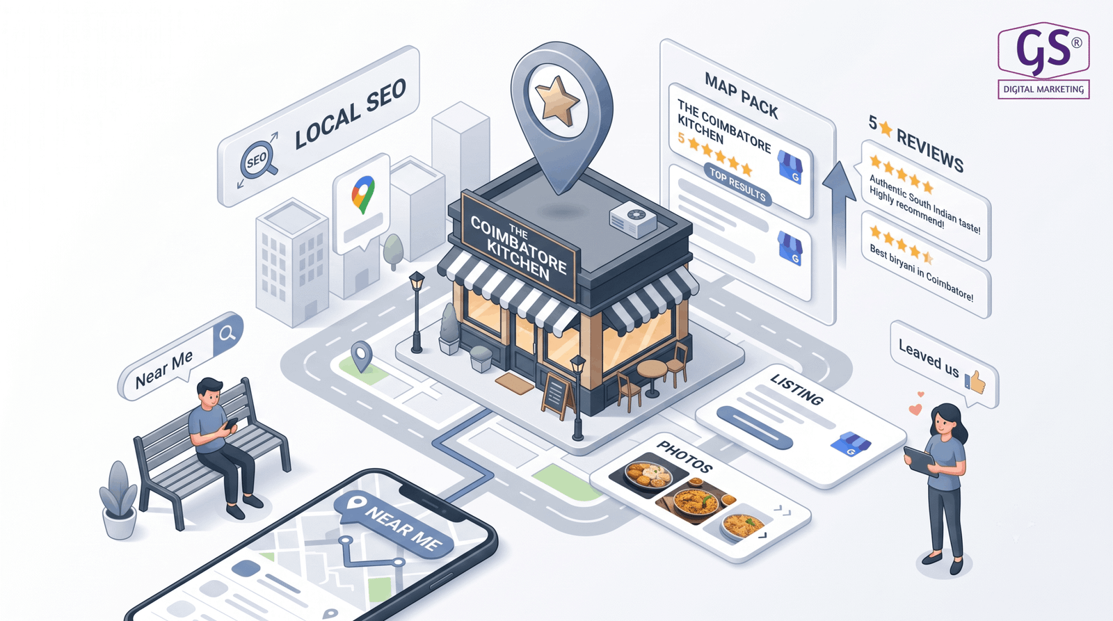 Local SEO for restaurants in Coimbatore