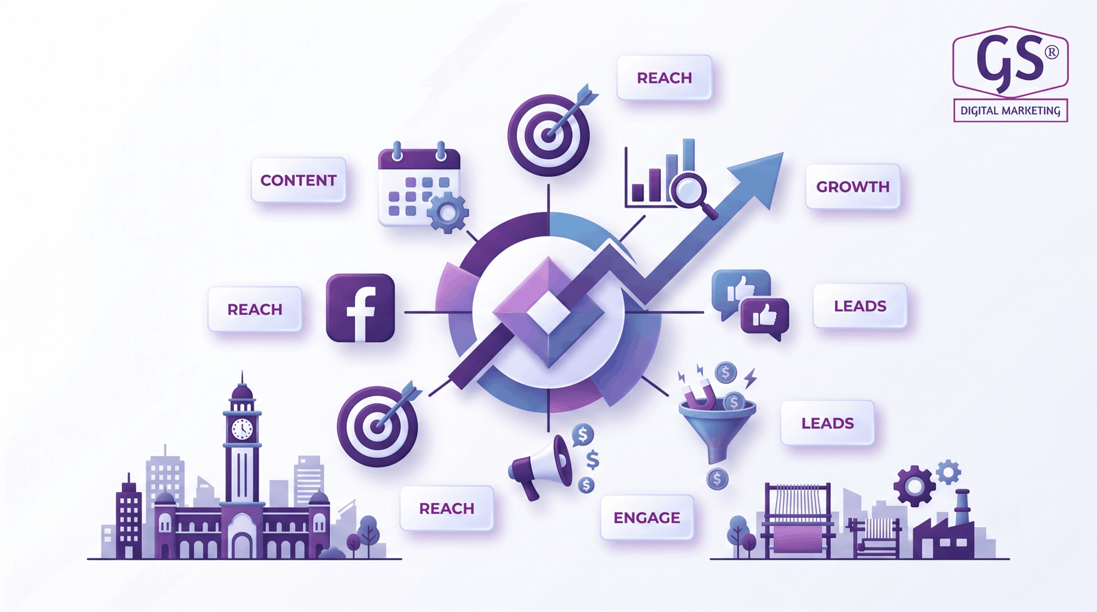 Social media marketing in Coimbatore strategy dashboard