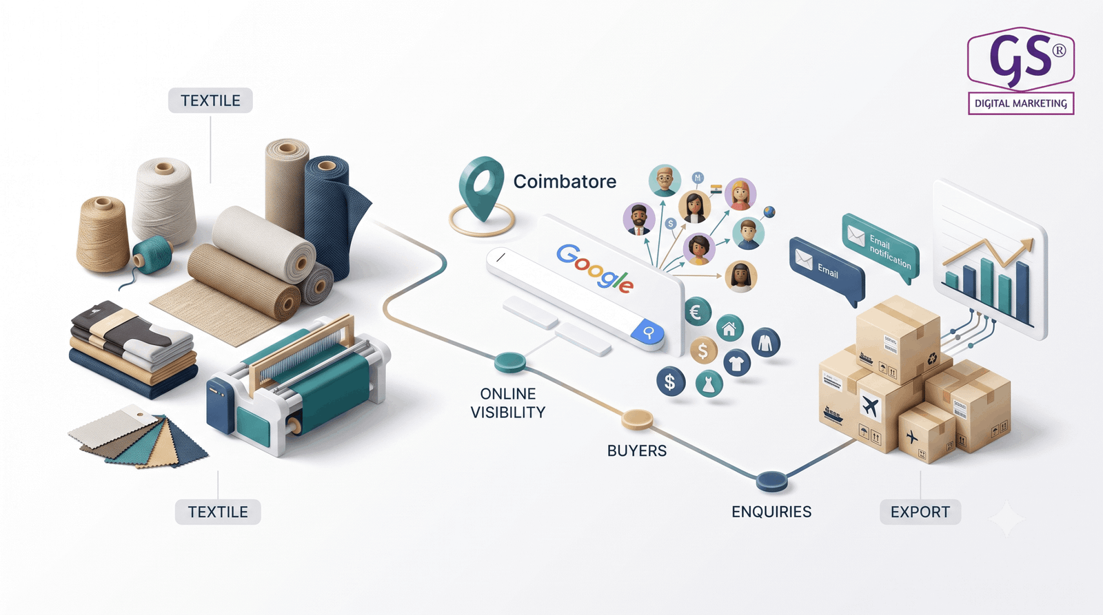Digital Marketing for Textile Business Coimbatore
