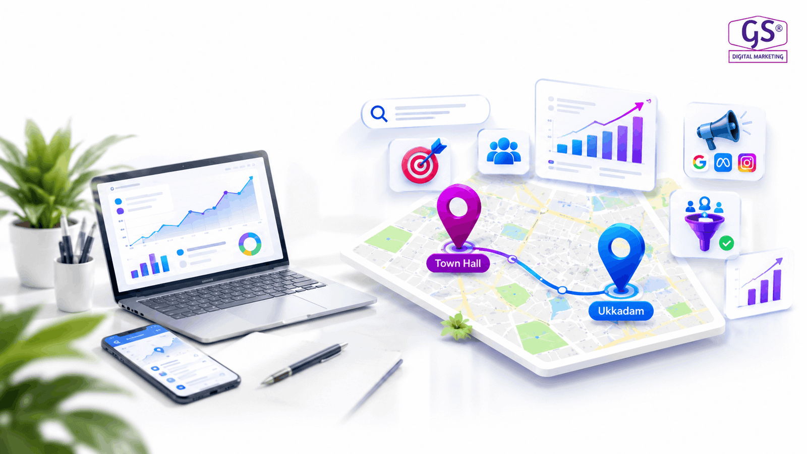 Best Digital Marketing Agency in Town Hall and Ukkadam